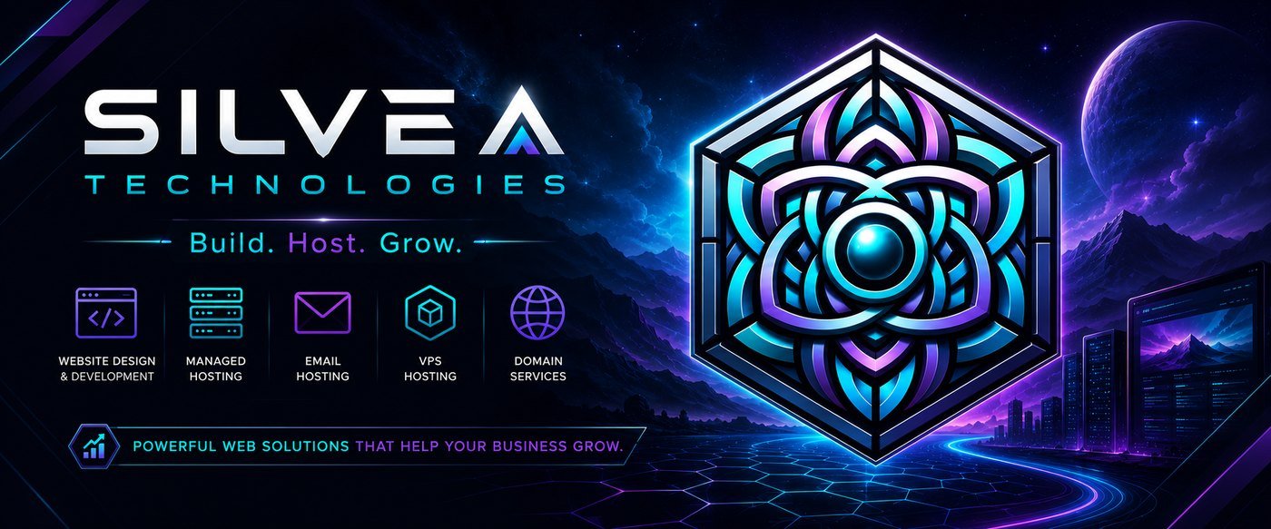 Silvea Technologies - build, host, grow. Website design, managed hosting, email hosting, VPS hosting and domain services.